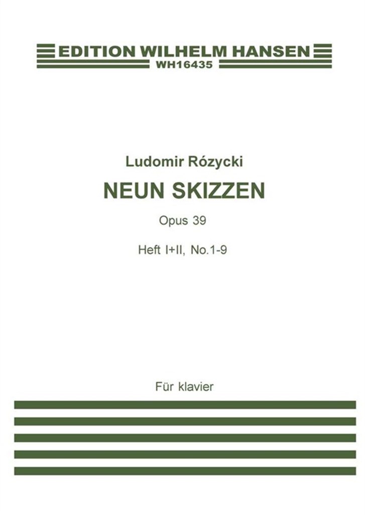 Neun Skizzen, Op. 39, No. 1-9