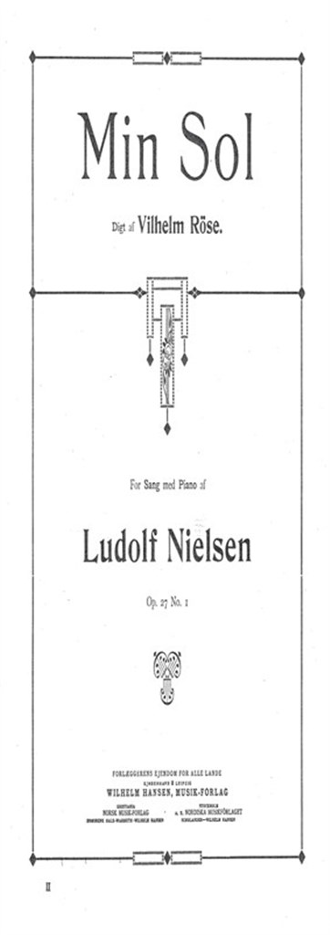 Min Sol Op. 27 Nr. 1