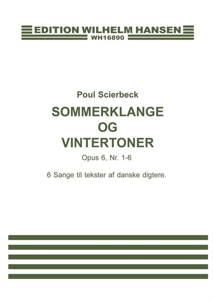 Commerlange og Vintertoner Op. 6 No. 1-6