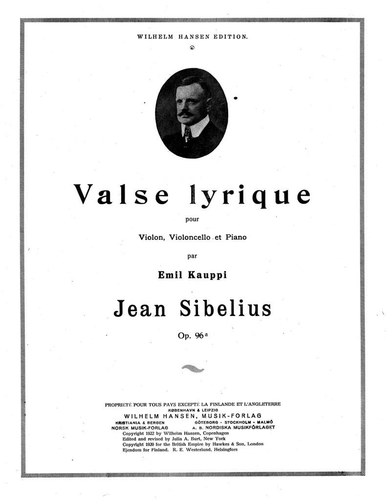 Valse Lyrique Op.96A