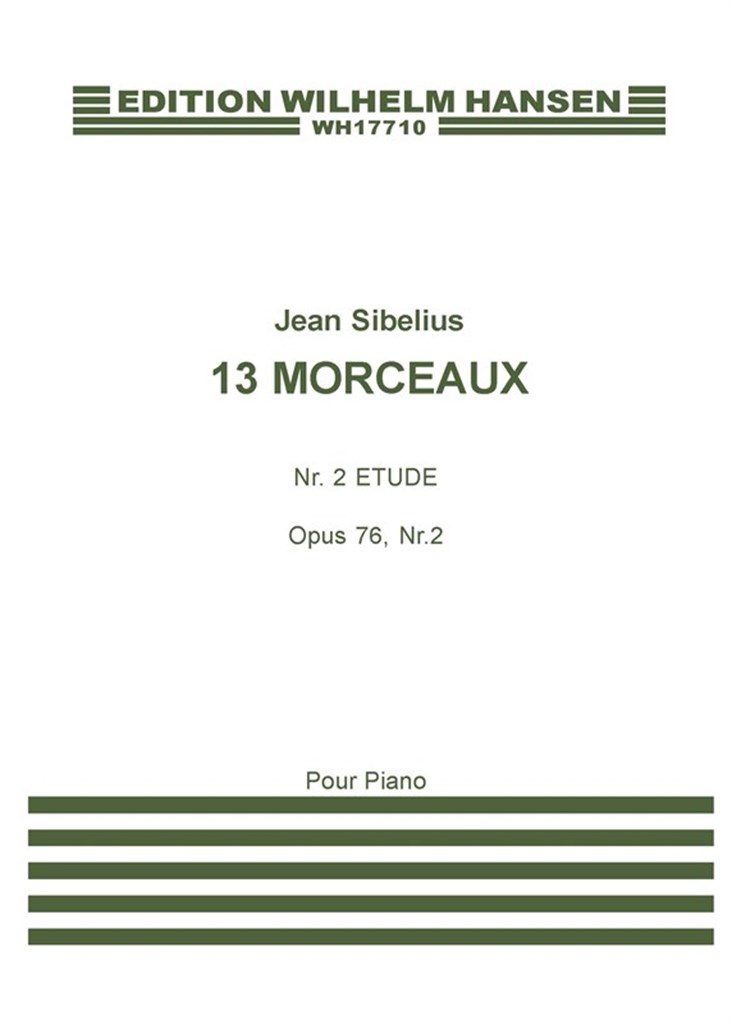 13 Morceaux  Etude, Opus 76, Nr. 2