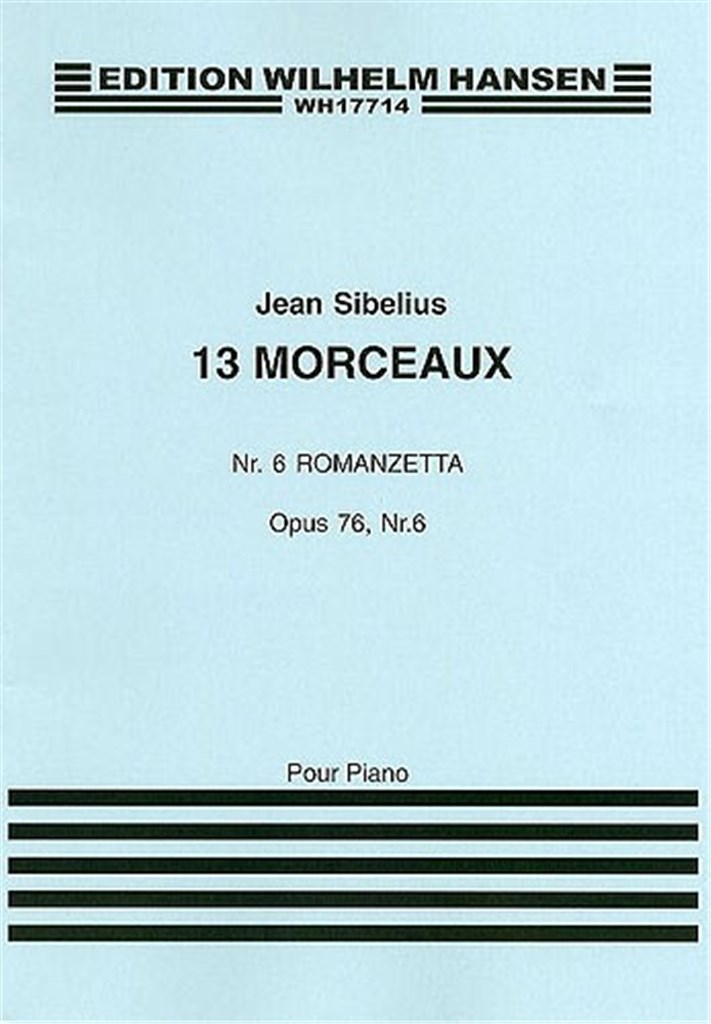 13 Pieces Op. 76 No. 6 Romanzetta