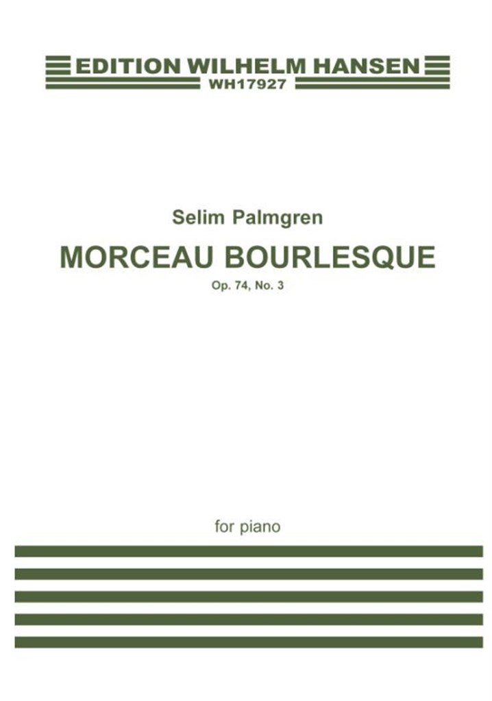 Morceau Bourlesque Op. 74 No. 3