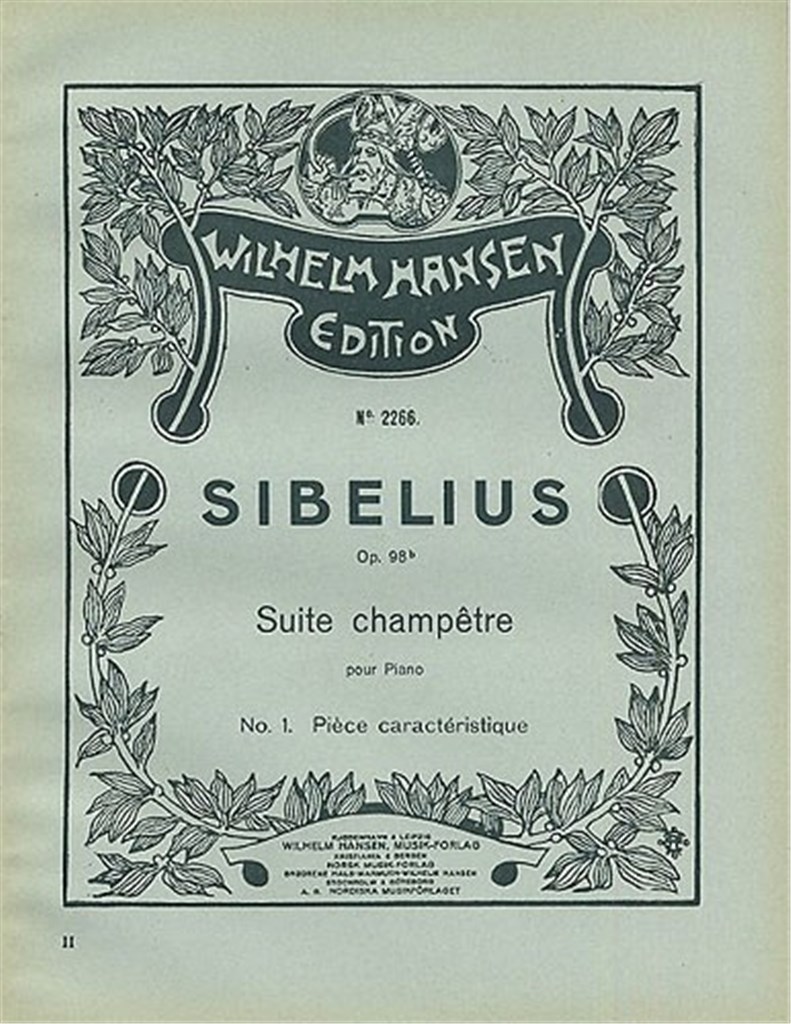Suite Champetre Op.98b No.1-Piece Caracteristique
