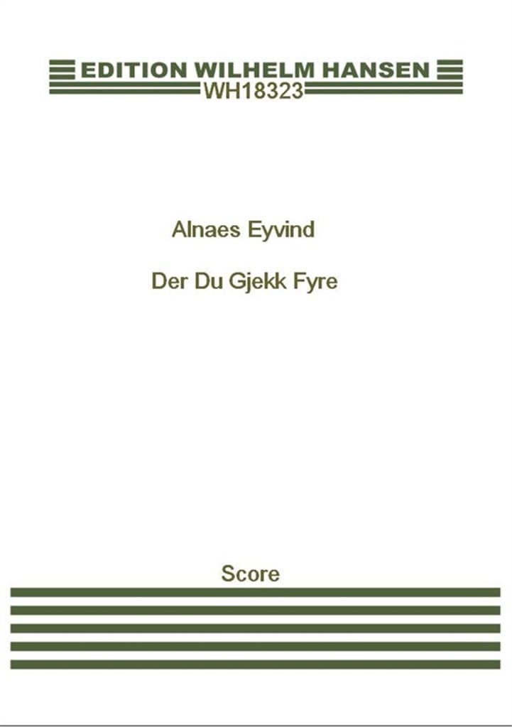 Eyvind Alnaes: 3 Sange Op. 17