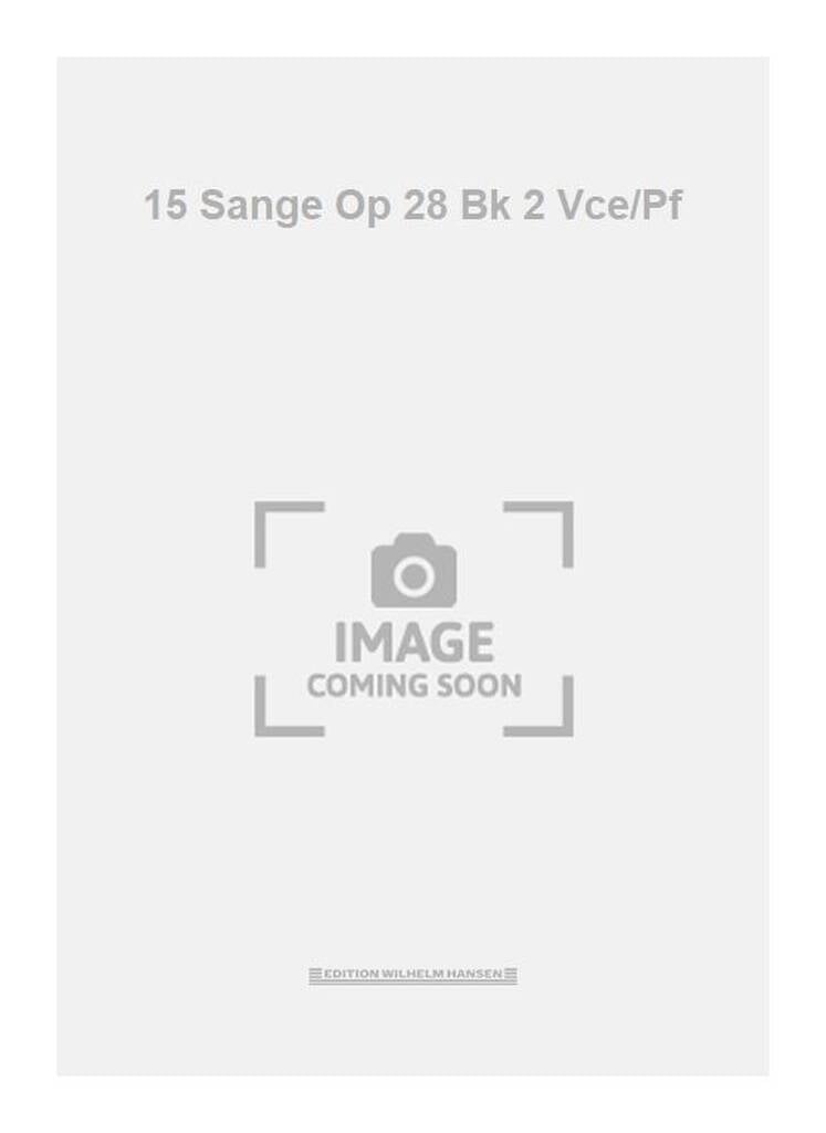 15 Sange Op 28 Bk 2 Vce/Pf