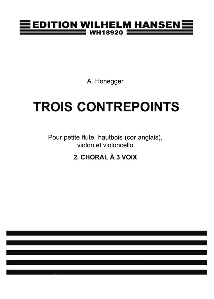 Trois Contrepoints No. 2 'Choral A Trois Voix'