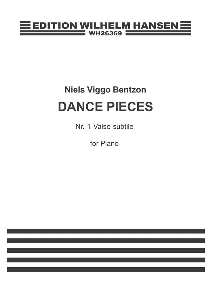 Three Dance Pieces Op. 45 No. 2 Valse Subtile