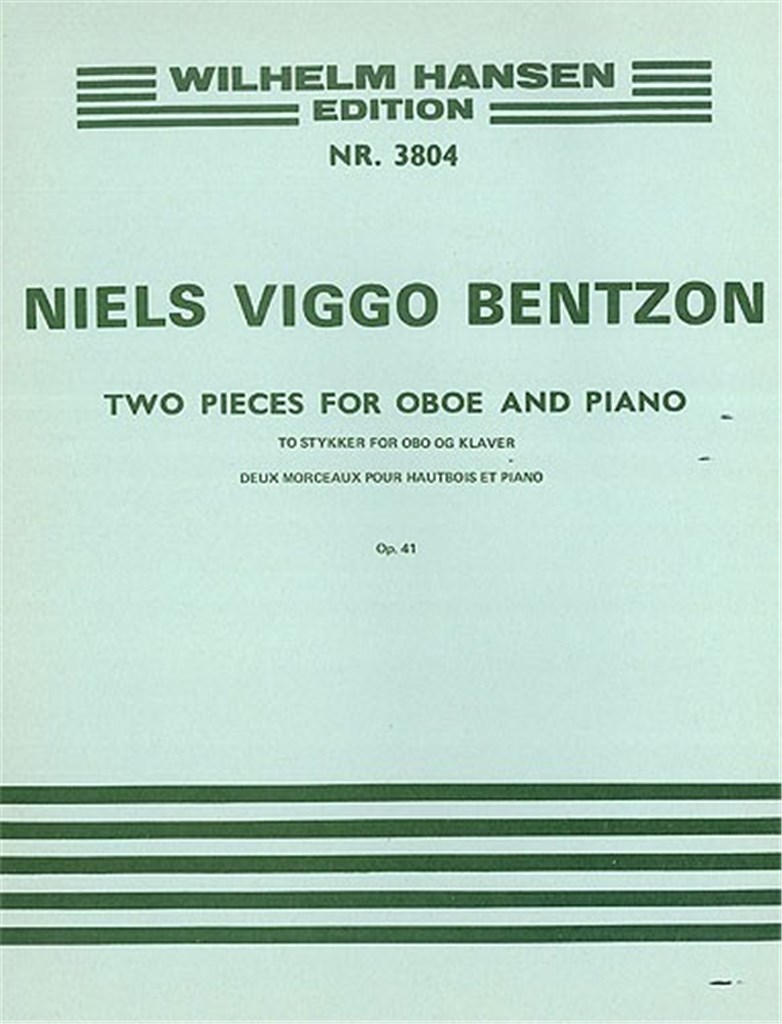 Two Pieces For Oboe and Piano Op. 41