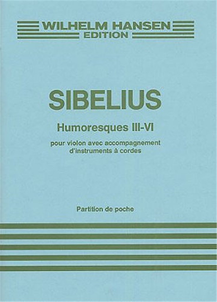 Humoresques Nos III - VI Op. 89