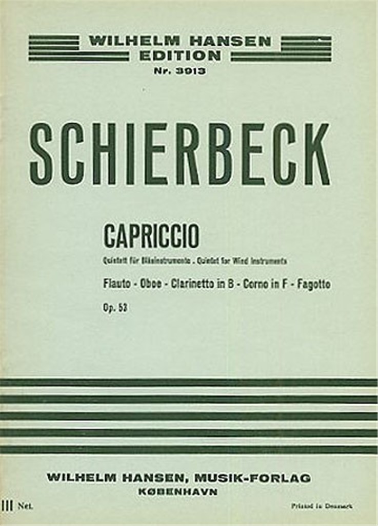 Capriccio For Wind Quintet Op. 53