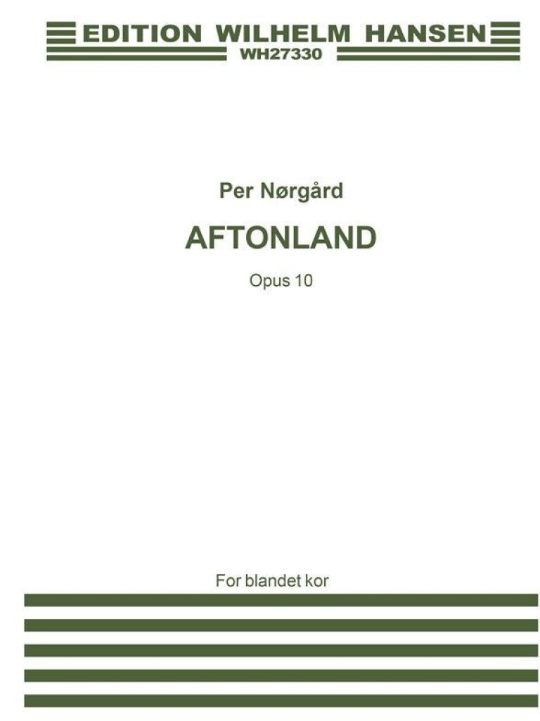 Aftonland Op. 10