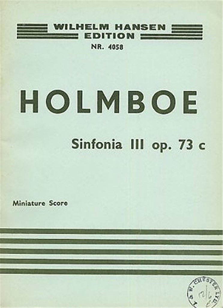 Sinfonia No. 3 For Strings