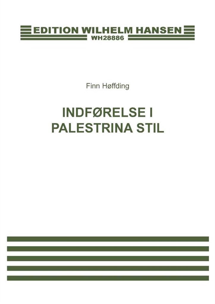 Indforelse I Palestrina Stil