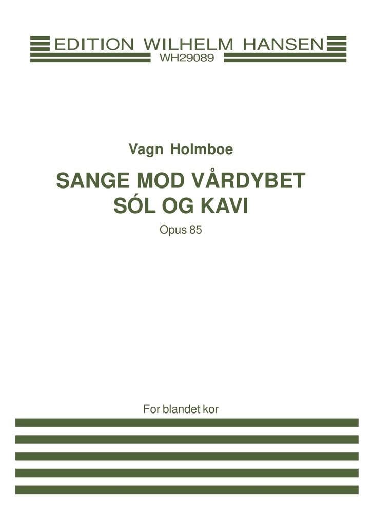 Sange Mod Vardybet Op. 85