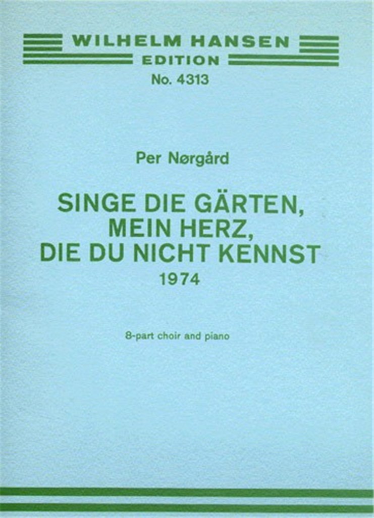 Singe Die Garten Mein Hertz