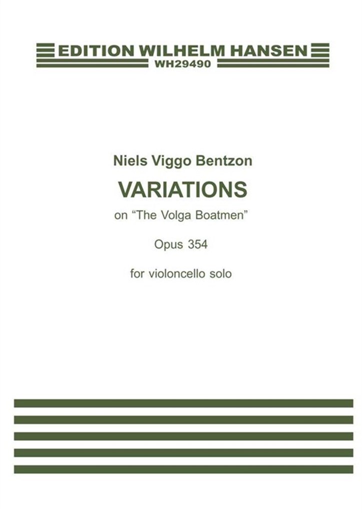 Variations On The Volga Boatmen Op. 354