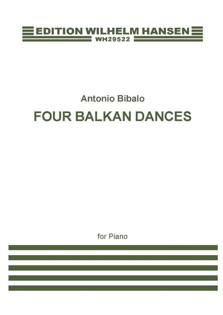 Four Balkan Dances For Piano