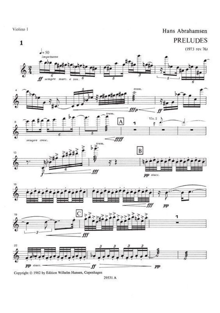 String Quartet No. 1 'Preludes 1-10'