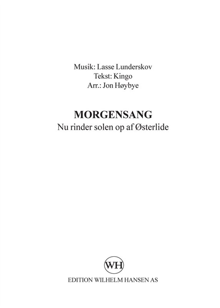Morgensang - Nu Rinder Solen Op