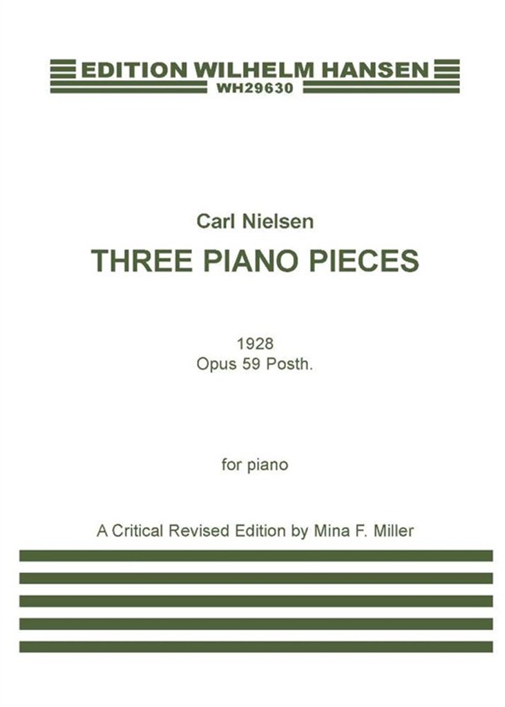 Three Piano Pieces Op. 59