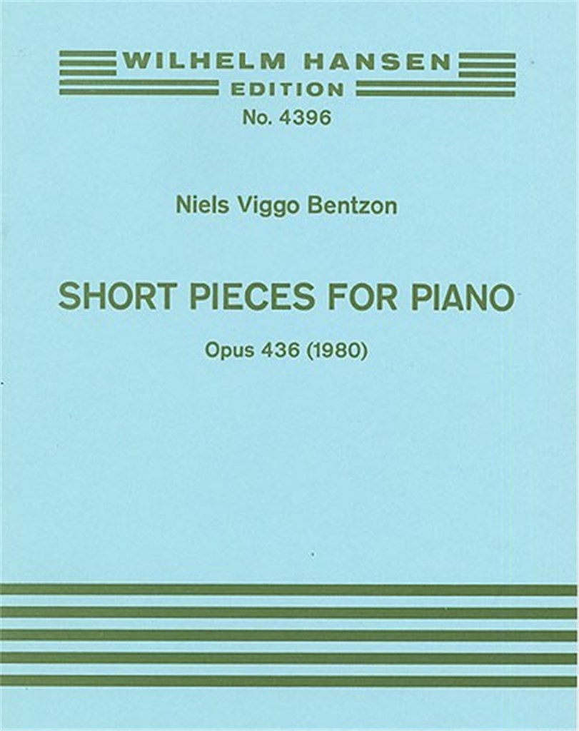 Short Pieces For Piano Op. 436