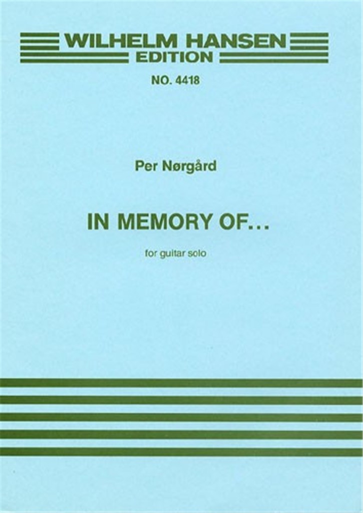 In Memory Of...
