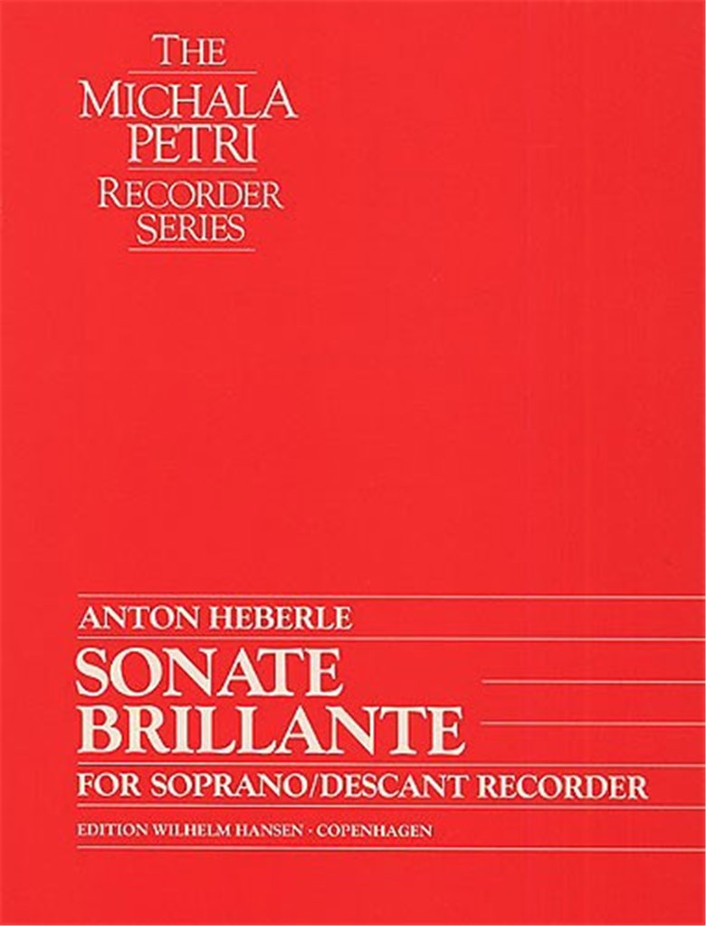 Sonate Brillante For Solo Soprano Recorder