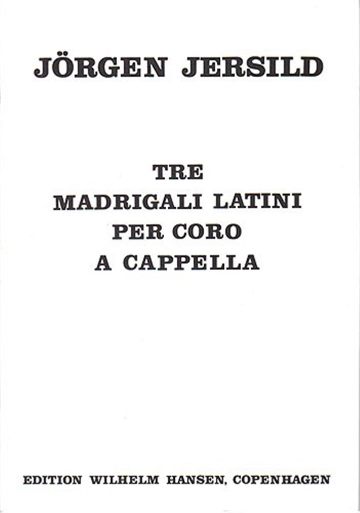 Tre Madrigali Latini