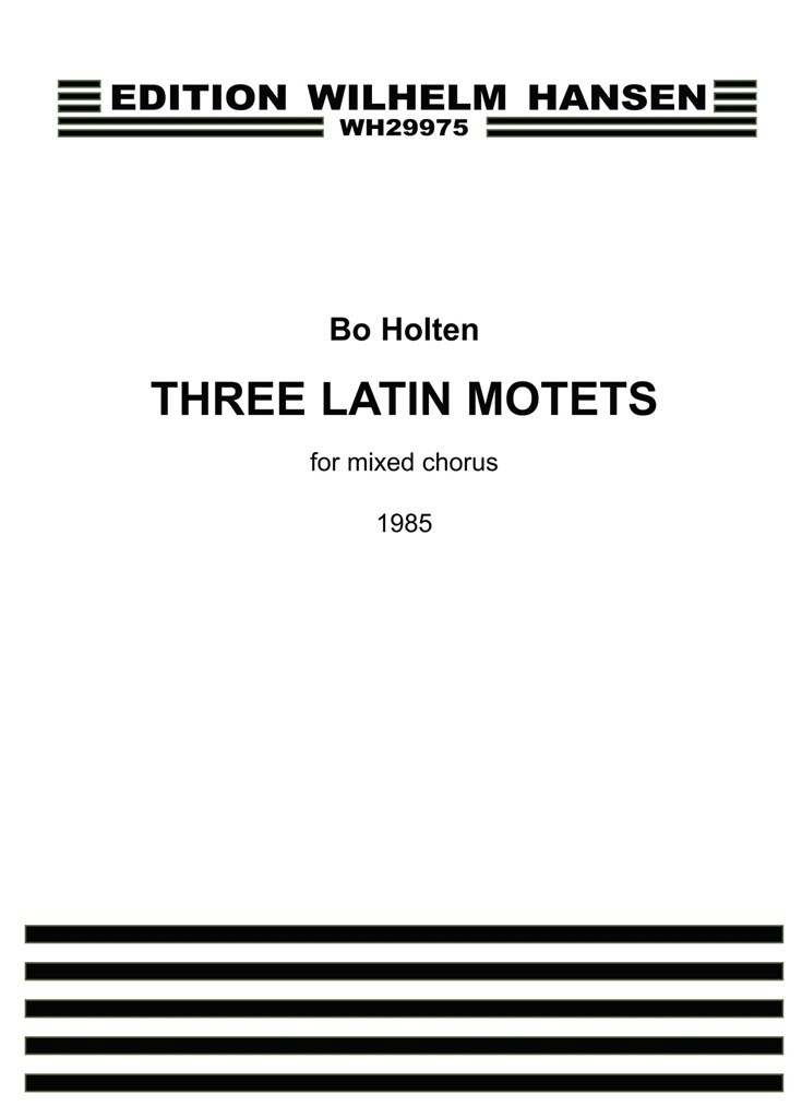 Three Latin Motets For Mixed Chorus