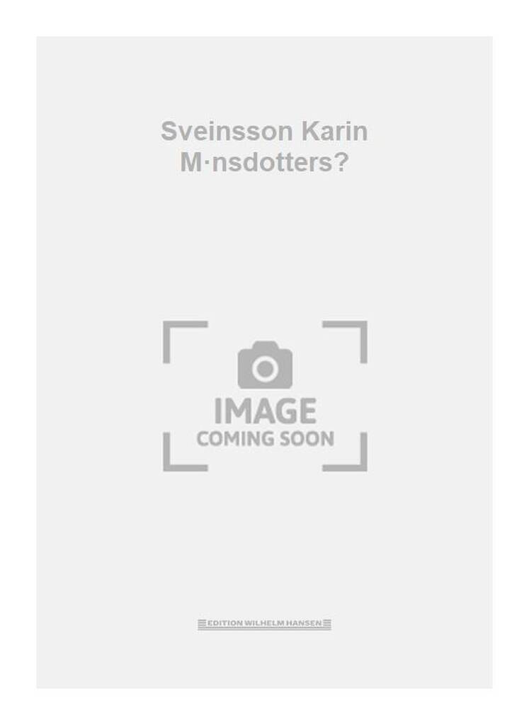 Sveinsson Karin M·nsdotters?