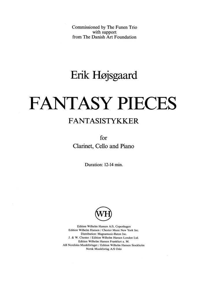 Fantasy Pieces Clt/Vlc/Pf Sc