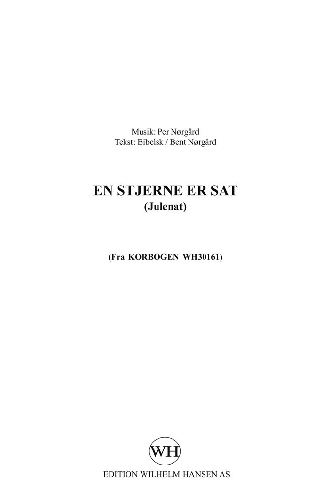 En Stjerne Er Sat - Julenat