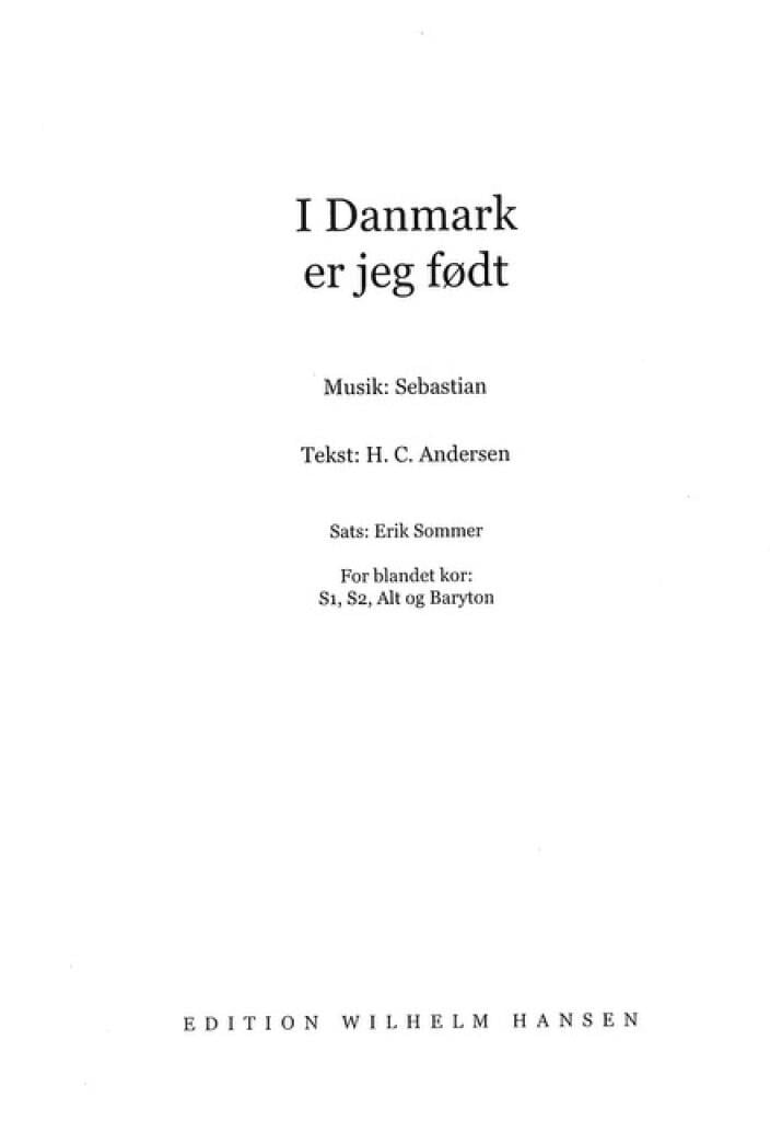 I Danmark Er Jeg Fodt