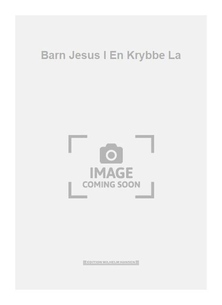 Barn Jesus I En Krybbe La