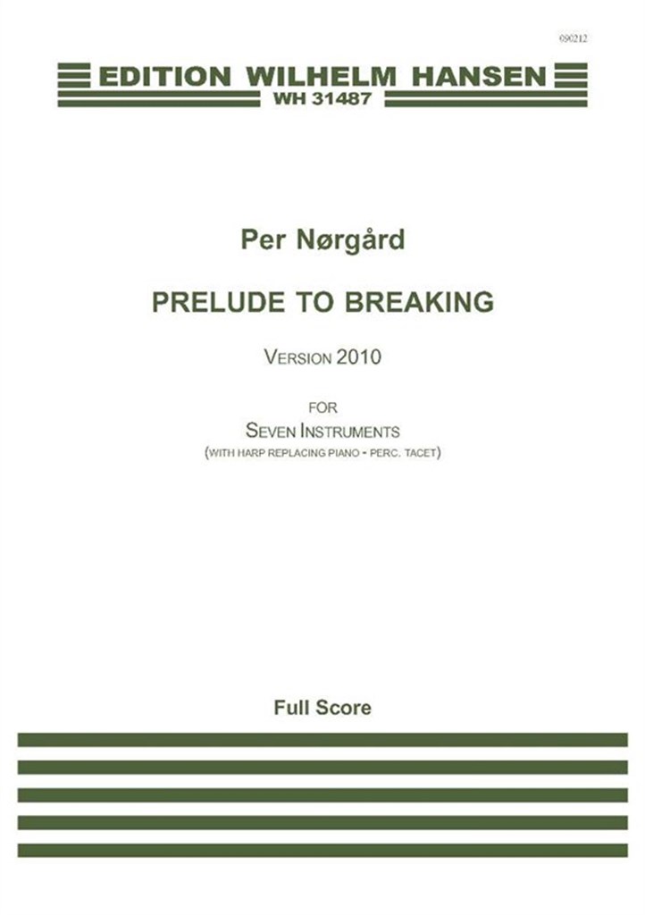 Per Nørgård Prelude To Breaking