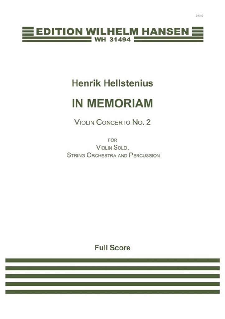In Memoriam, Violin Concerto No. 2