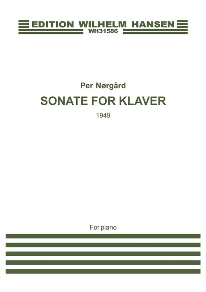 Sonate For Klaver 1949