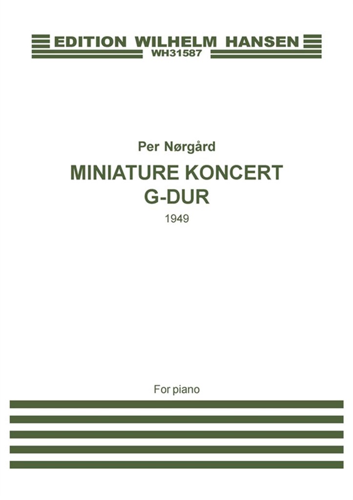 Miniature Koncert G-Dur