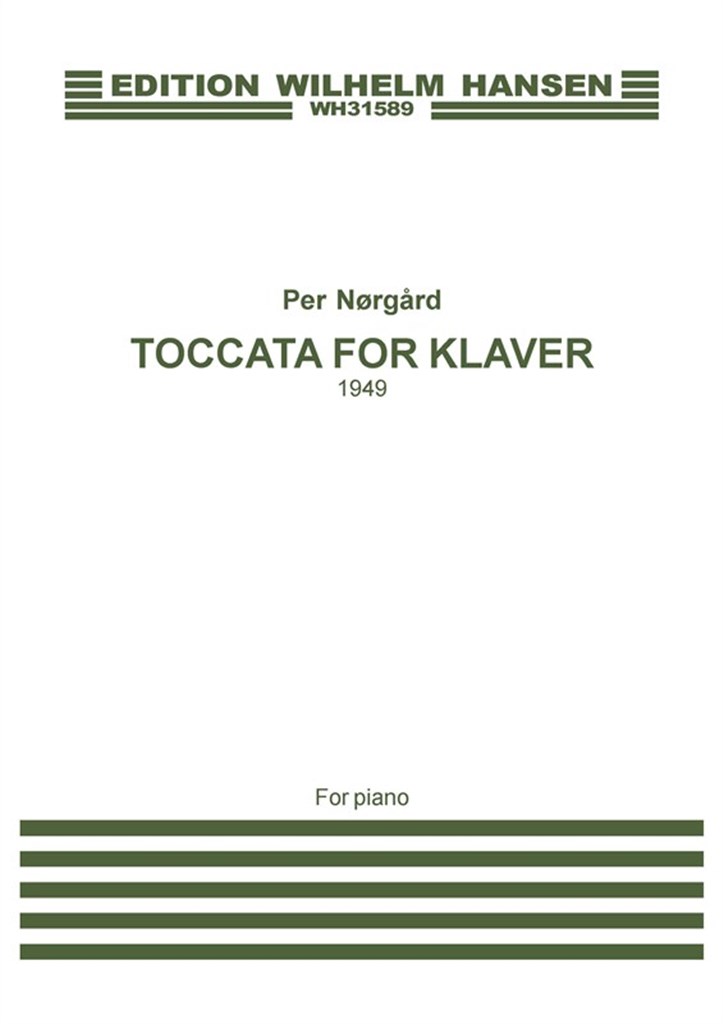 Toccata For Klaver 1949