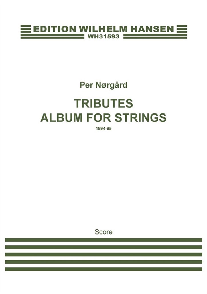 Tributes - Album For Strings