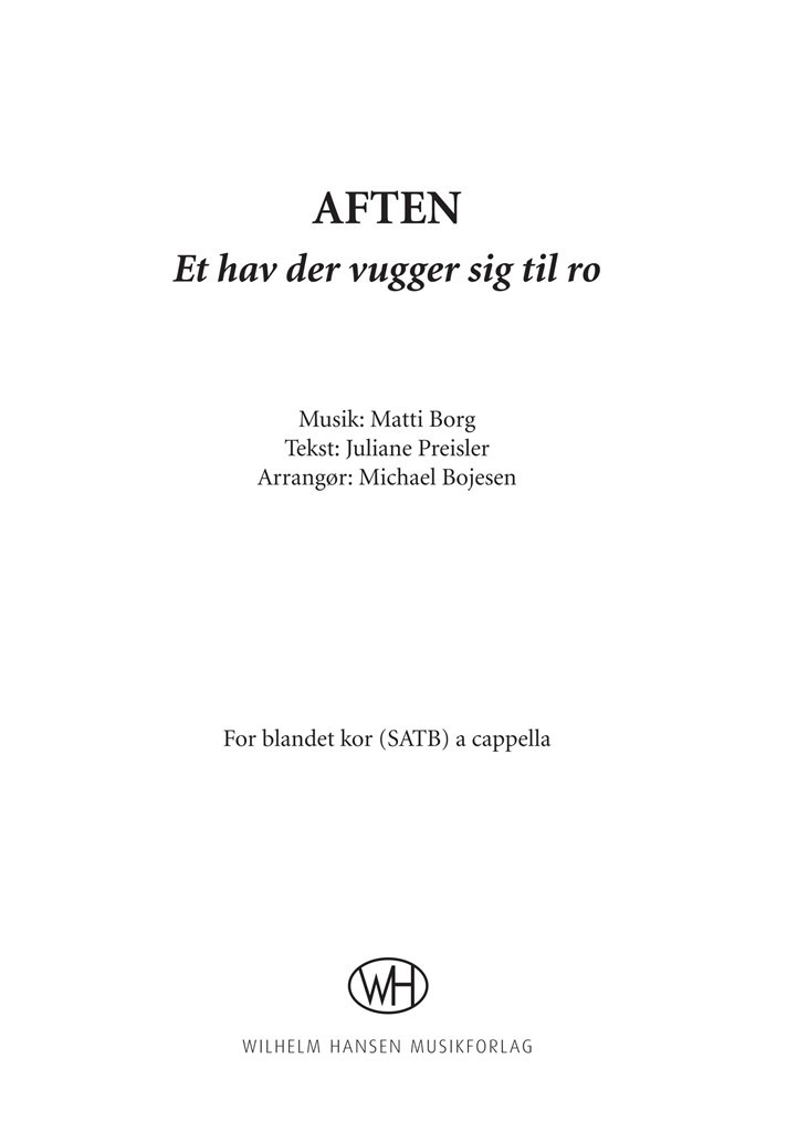 Et Hav Der Vugger Sig Til Ro