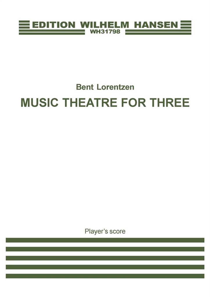 Music Theatre For Three (Player's Score)