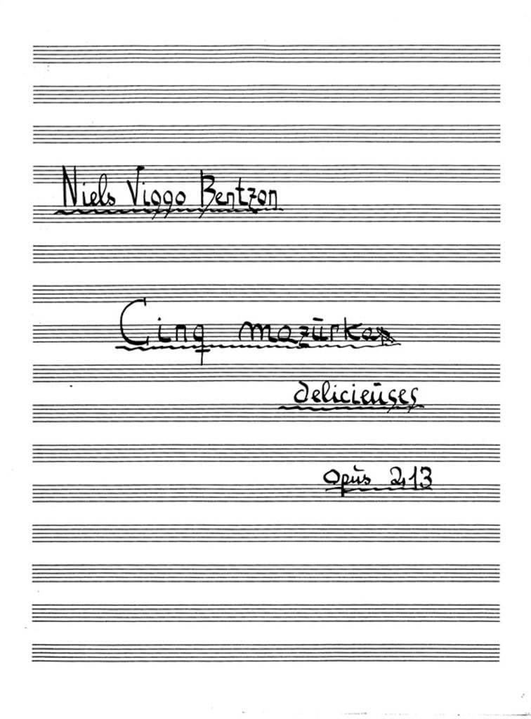 Cinq Mazurkas