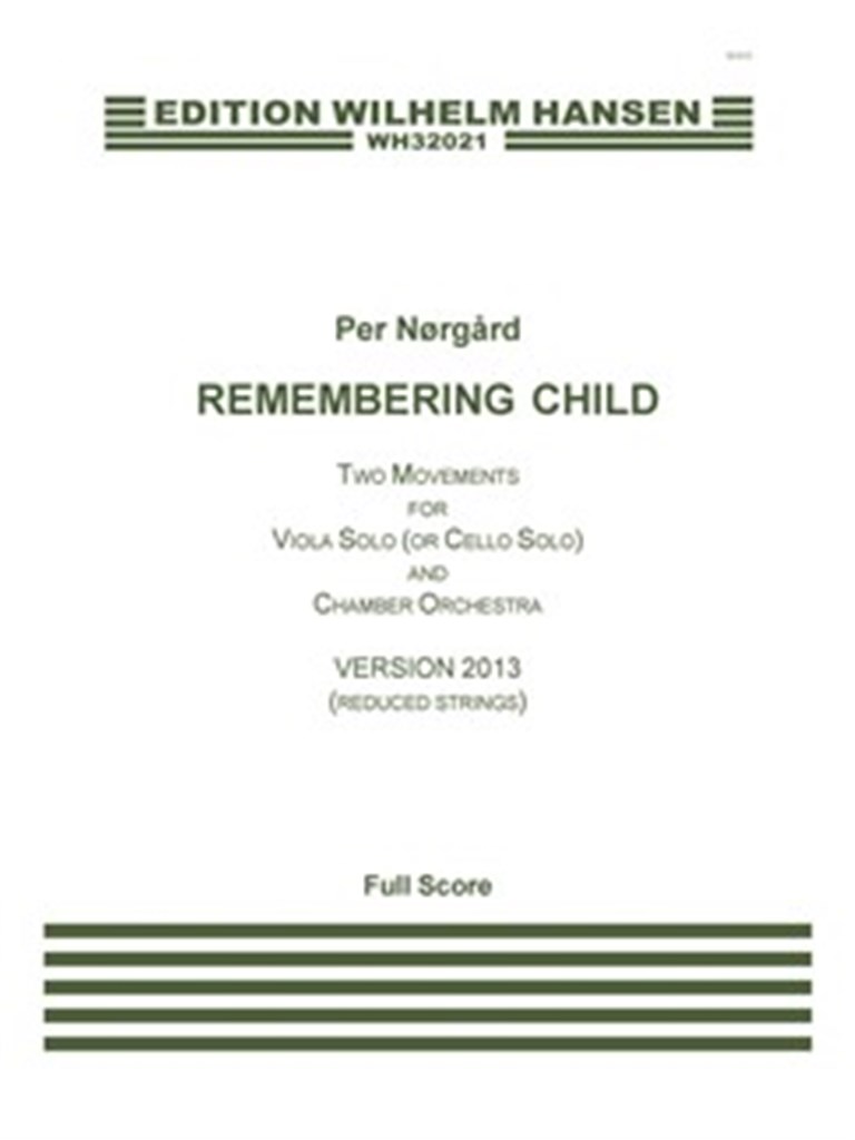 Remembering Child - Version 2013