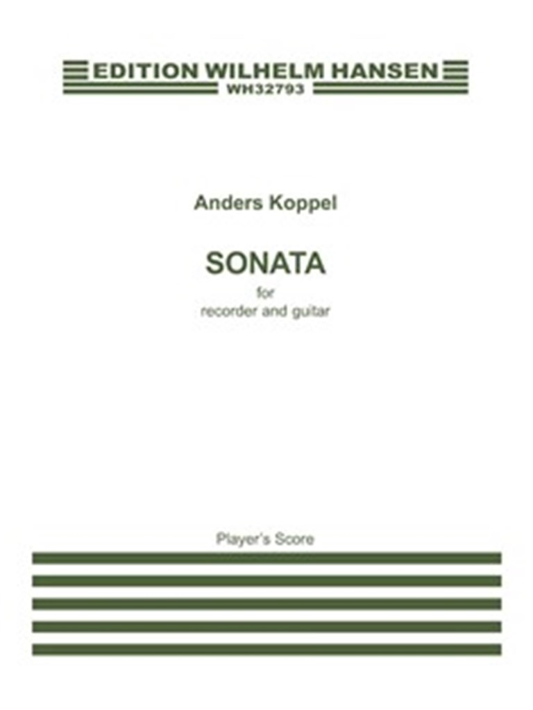 Sonata For Recorder And Guitar