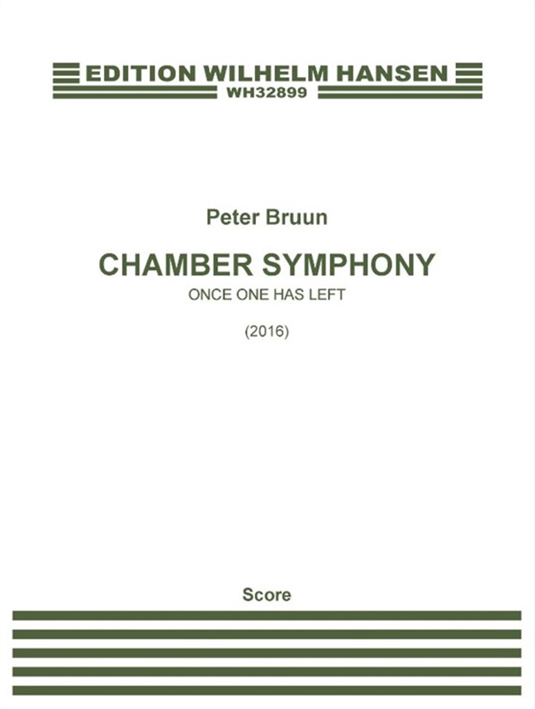 Chamber Symphony 'Once One Has Left'