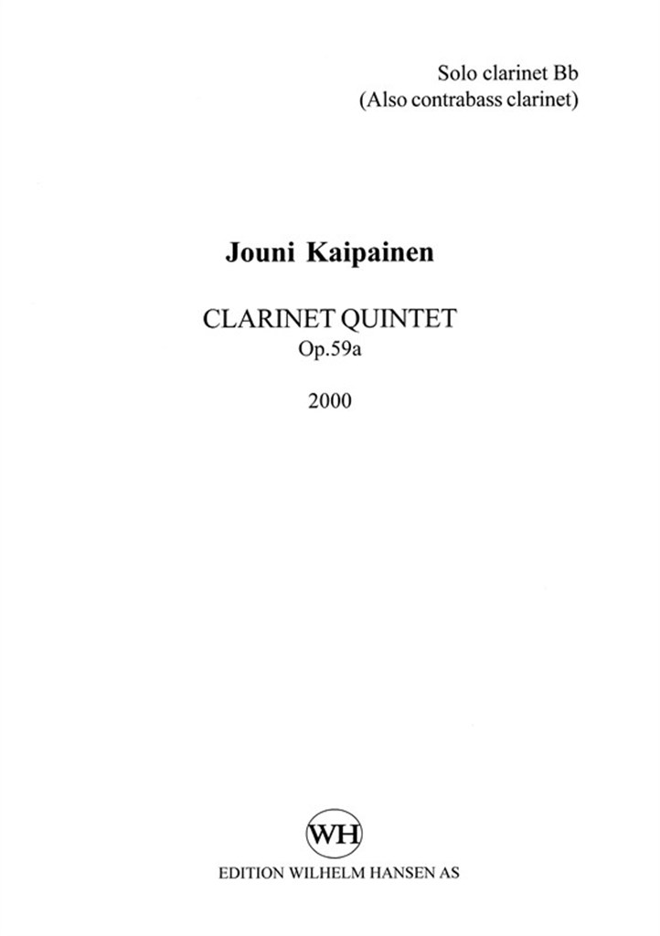 Clarinet Quintet Op.59a