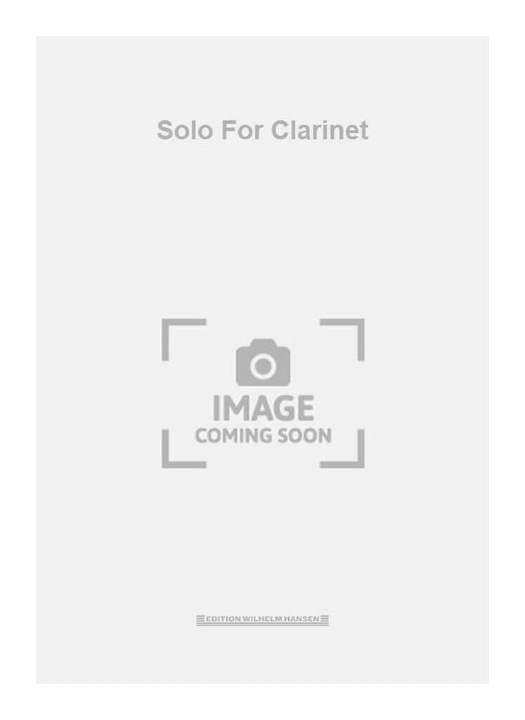 Solo For Clarinet