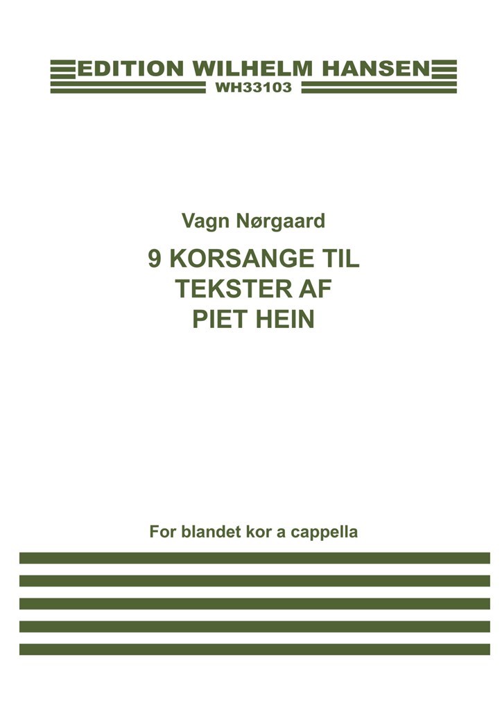 10 Sange til Tekster af Piet Hein